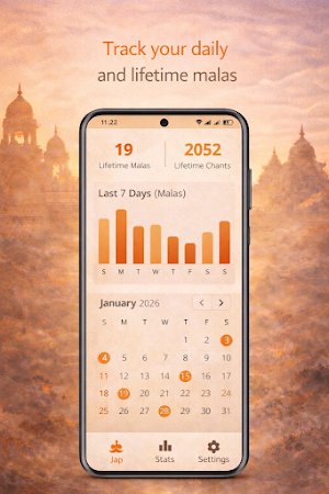 Naam Jap – Voice Mala Counter Screenshot 2