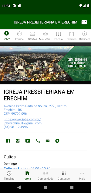 Igreja Presbiteriana Erechim Screenshot 1