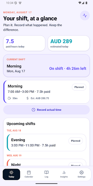RosterRipple: Shift Calendar Screenshot 0
