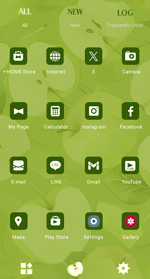 Green Apples Theme +HOME Screenshot 2