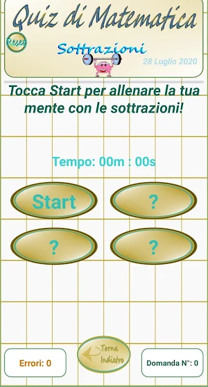 Quiz Matematico - Allenamento mentale - matematica Screenshot 2