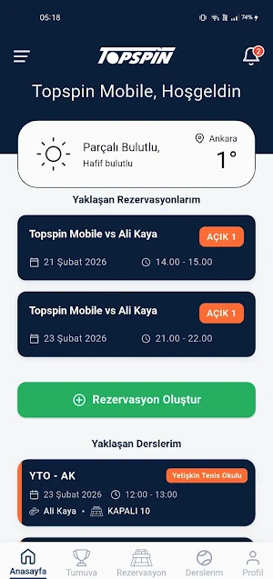 Topspin Mobile Screenshot 0
