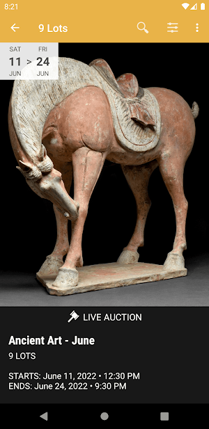 Apollo Art Auctions Screenshot 1