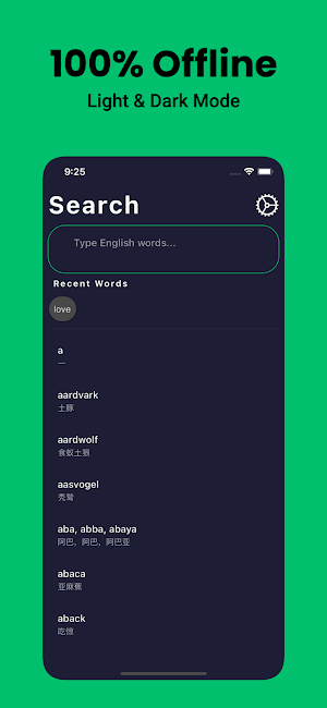 Chinese Dictionary English Screenshot 1