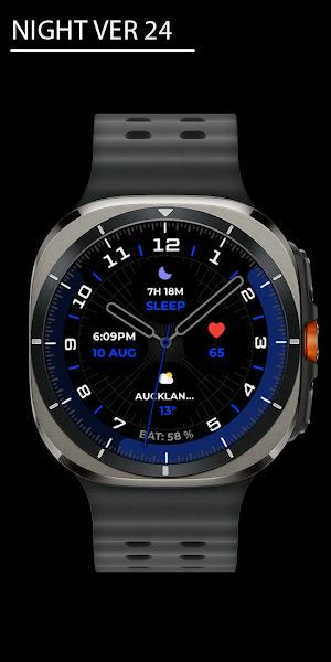 Night ver 24 - watch face Screenshot 0