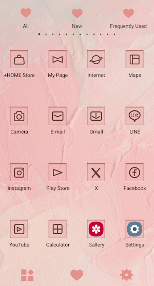 Pink Pastels Theme +HOME Screenshot 2