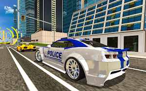 Drive Real Futuristic Police Flying Car 3D Screenshot 3