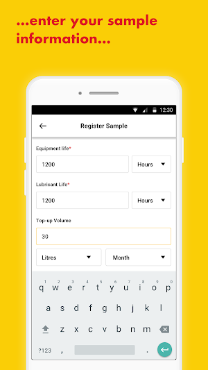 Shell LubeAnalyst Screenshot 1