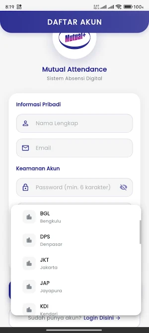 Mutualplus Attendance Screenshot 3