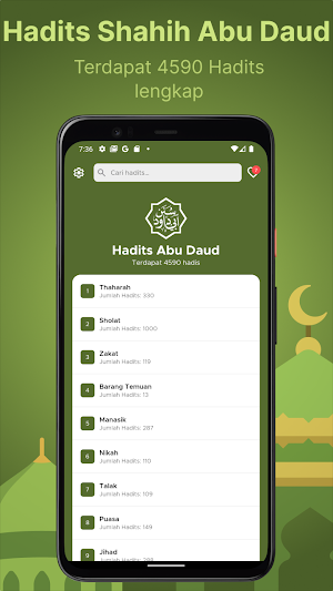 Hadits Abu Daud :Offline Screenshot 0