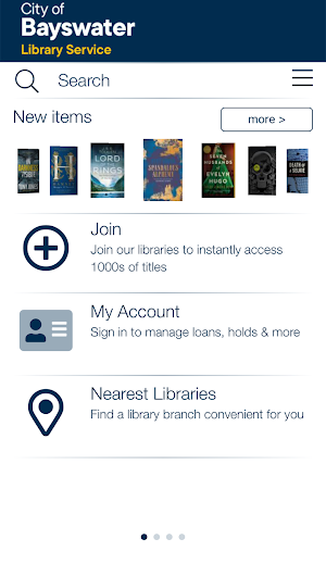 City of Bayswater Libraries Screenshot 0
