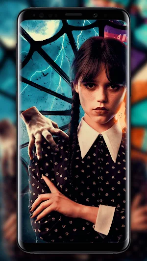 Wednesday Addams Wallpaper Screenshot 1