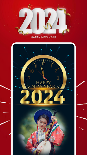New Year Photo Frame 2024 Screenshot 3