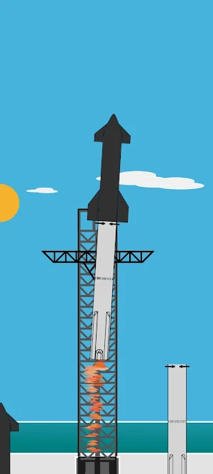 Starship Launch Game Screenshot 1