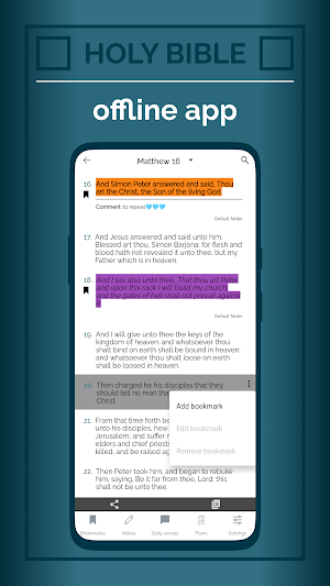 KJV Bible: King James Offline Screenshot 1