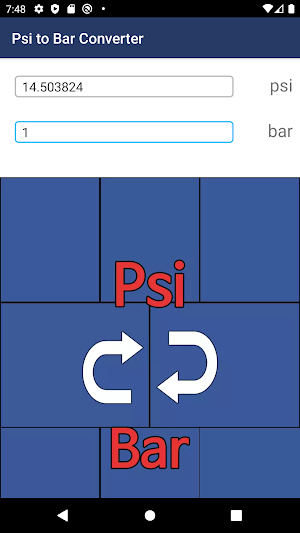 Psi to Bar Converter Screenshot 3