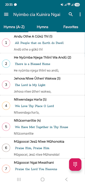 Nyimbo Cia Kuinira Ngai Screenshot 2