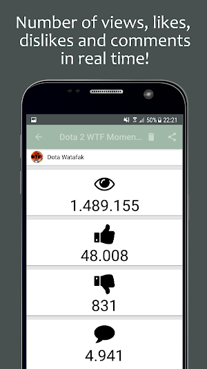 Video Statistics Screenshot 1