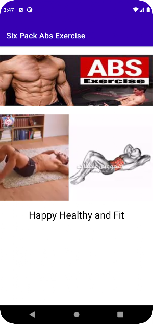 Six Pack Abs Exercise Screenshot 2