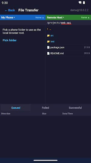 Mobile SSH Screenshot 3