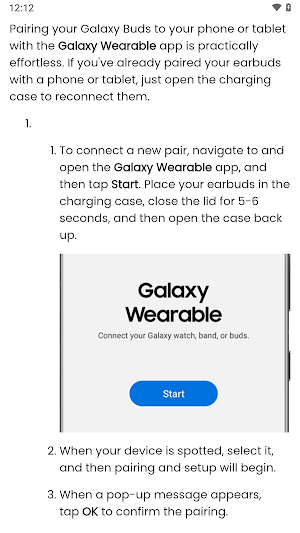Galaxy Buds 2 Pro App Hint Screenshot 2