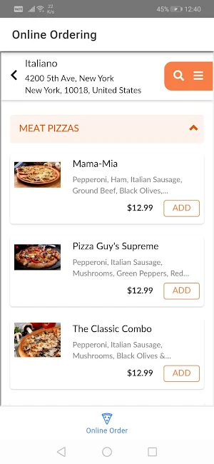 Restolabs Order Demo Screenshot 1