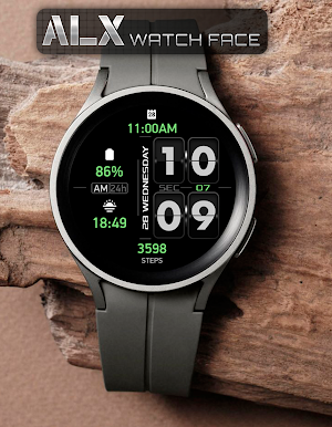 ALX05 Flip Watch Face Screenshot 0