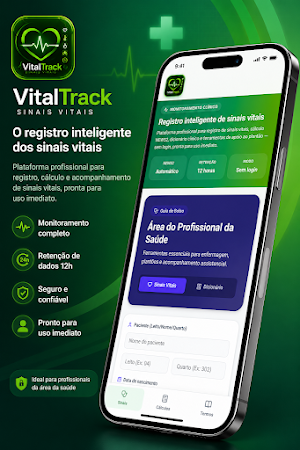 VitalTrack – Sinais Vitais Screenshot 0