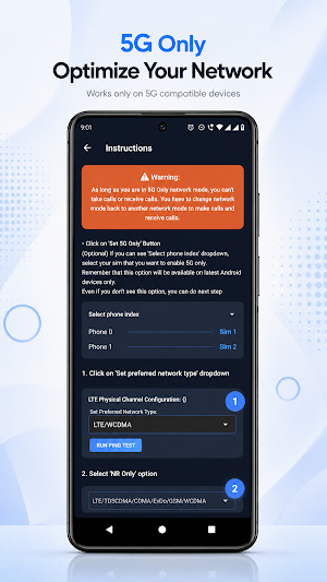 5G Only Network Mode : Force Screenshot 1