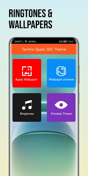 TECNO Spark 30C Theme Ringtone Screenshot 0