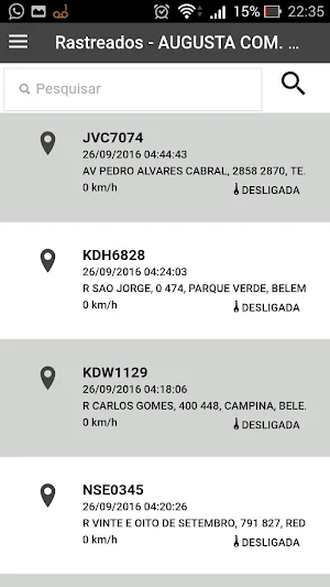 MoviGPS Screenshot 1