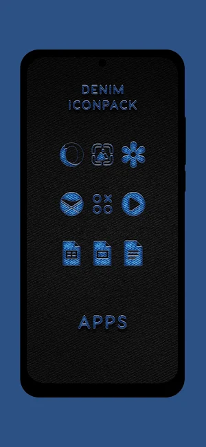 Denim Blue Icon Pack Screenshot 3