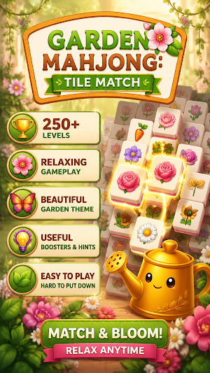 Garden Mahjong: Tile Match Screenshot 0