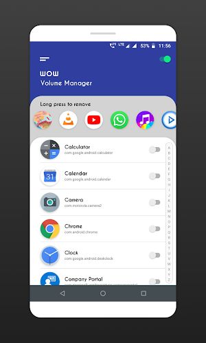 WOW Volume Manager - App volume control Screenshot 1