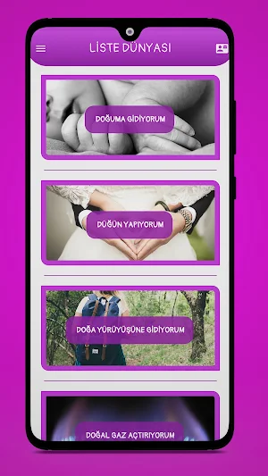 Liste Dünyası Screenshot 2