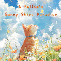 A Feline's Sunny Sky Paradise