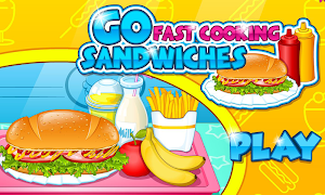 Go Fast Cooking Sandwiches Screenshot 0