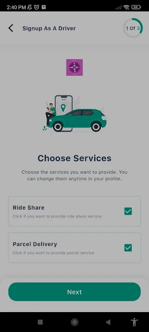 Naari Ride Driver Screenshot 1