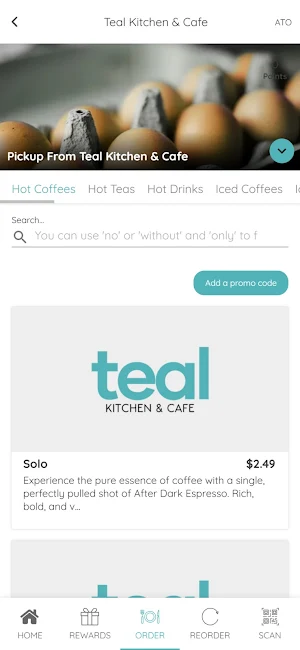 Teal Kitchen & Cafe Screenshot 2