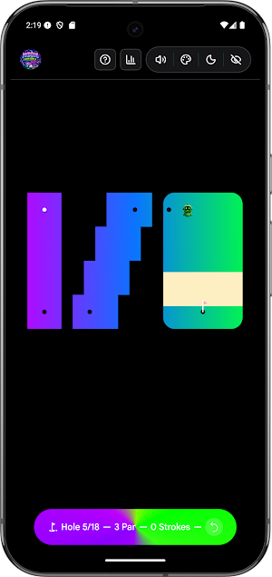 Neon Mini Golf Offline No Wifi Screenshot 3