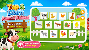 Farm Animals: Play & Learn Screenshot 1
