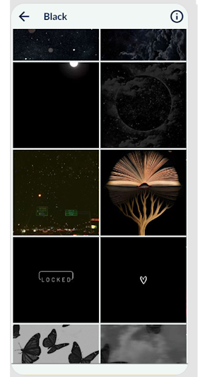 Black Wallpaper Screenshot 2