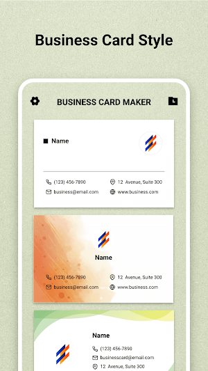 Business Card Maker - Design Screenshot 0
