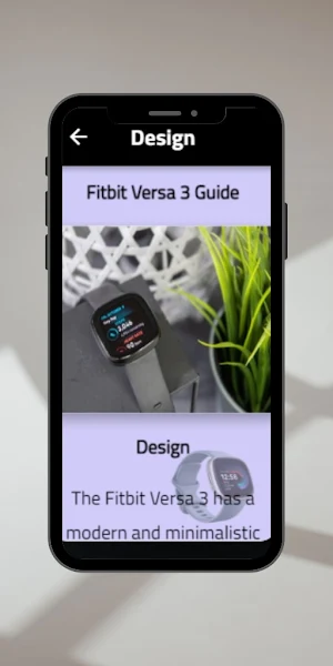Fitbit Versa 3 Guide Screenshot 1