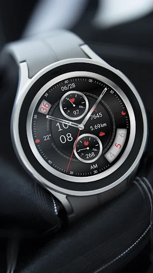 Graphite Quartz For Wear OS Screenshot 1