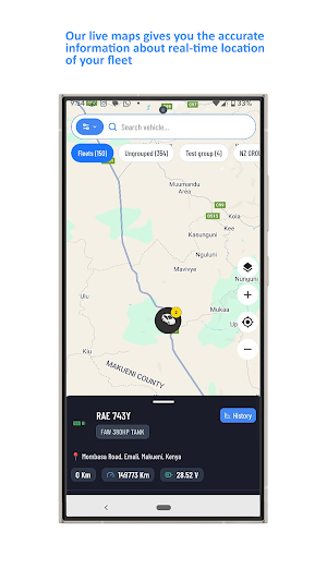 Sawa Telematics Screenshot 2
