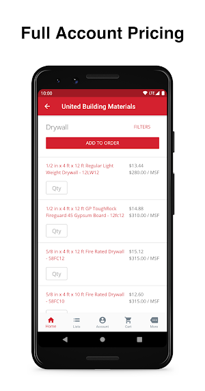 United Building Materials Screenshot 1