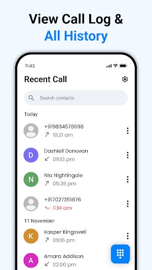 Contacts Screenshot 1