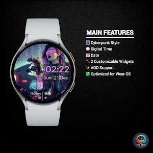 Cyberpunk - watch face Screenshot 1