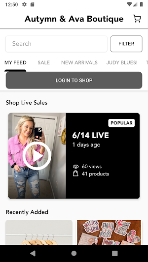 Autymn & Ava Boutique Screenshot 1